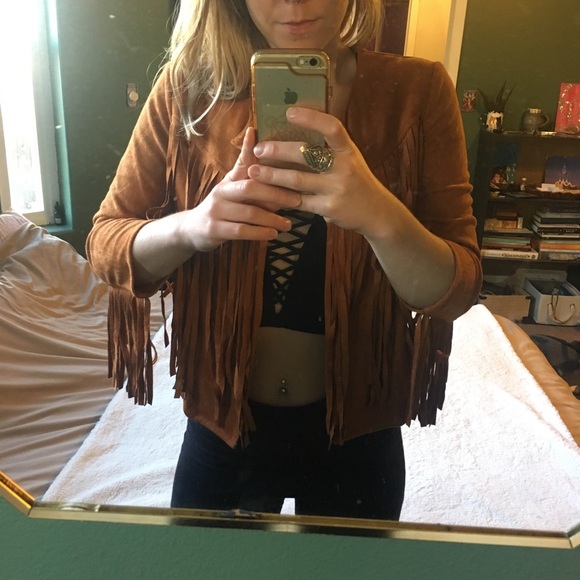 Suede Fringe Jacket - Picture 6 of 6